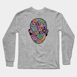 Plants on my Mind, Dreaming of Flowers, Plant Lover, Field of Flowers Long Sleeve T-Shirt